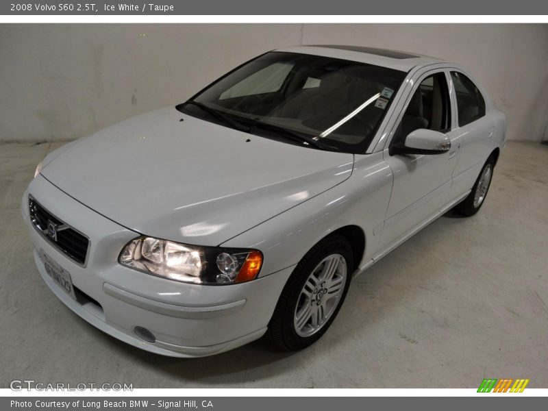 Ice White / Taupe 2008 Volvo S60 2.5T