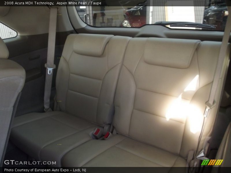 Aspen White Pearl / Taupe 2008 Acura MDX Technology