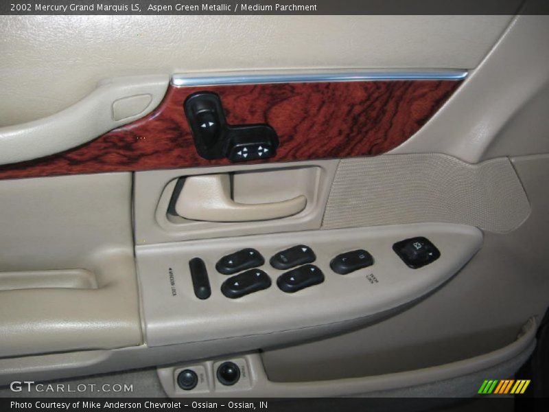 Aspen Green Metallic / Medium Parchment 2002 Mercury Grand Marquis LS