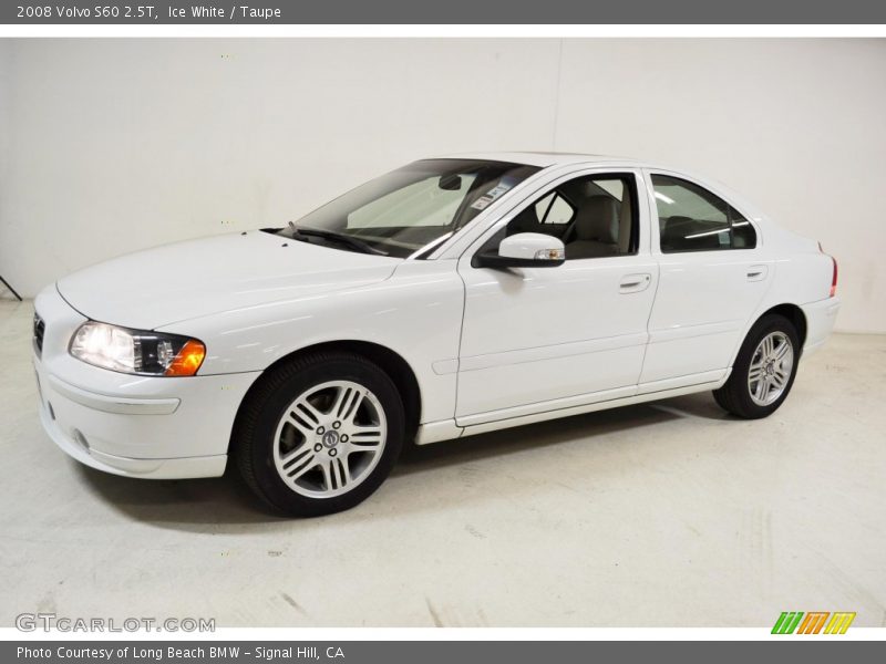 Ice White / Taupe 2008 Volvo S60 2.5T