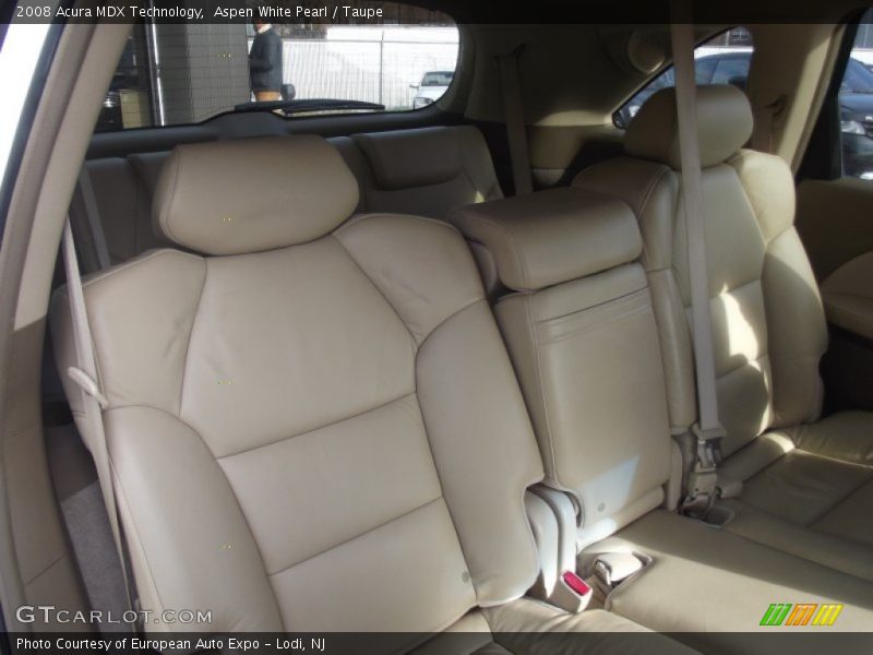 Aspen White Pearl / Taupe 2008 Acura MDX Technology