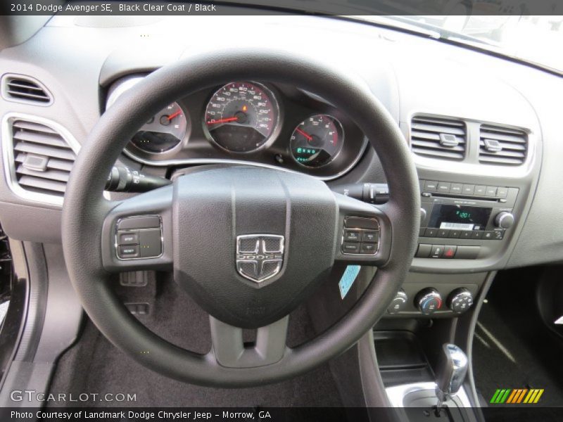 Black Clear Coat / Black 2014 Dodge Avenger SE