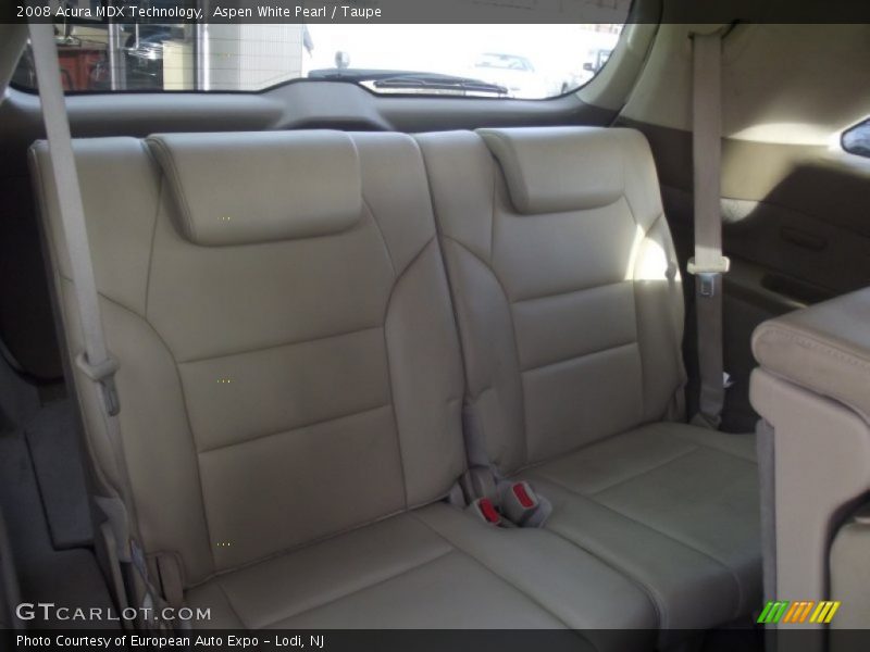 Aspen White Pearl / Taupe 2008 Acura MDX Technology