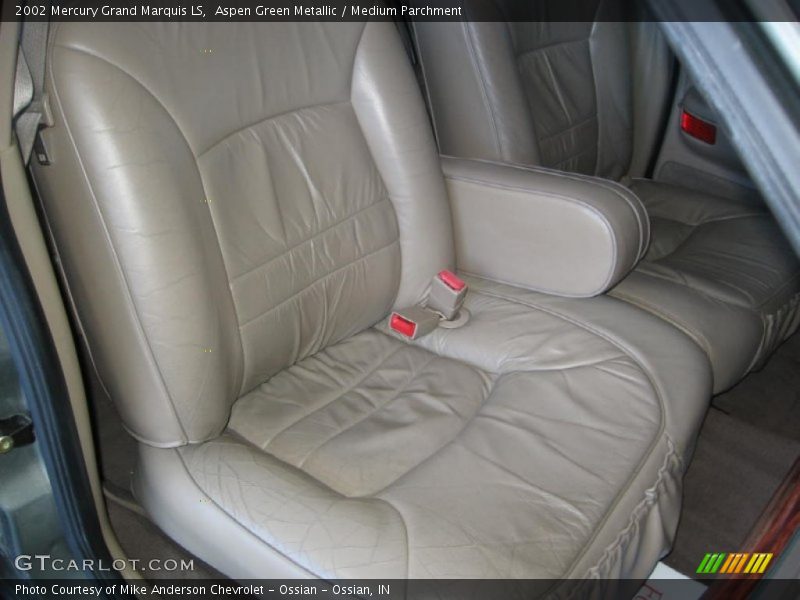 Aspen Green Metallic / Medium Parchment 2002 Mercury Grand Marquis LS