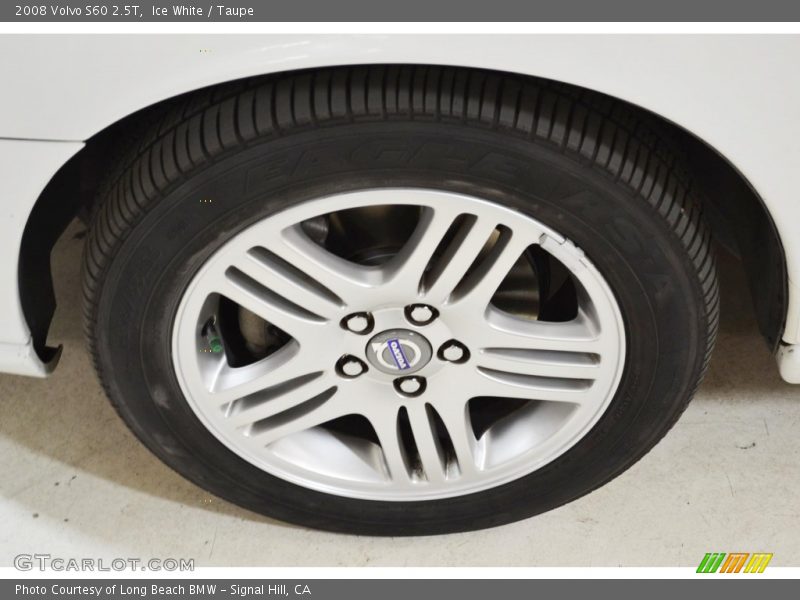 Ice White / Taupe 2008 Volvo S60 2.5T