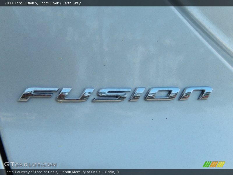 Ingot Silver / Earth Gray 2014 Ford Fusion S