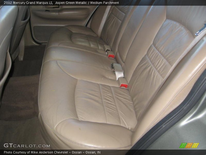Aspen Green Metallic / Medium Parchment 2002 Mercury Grand Marquis LS
