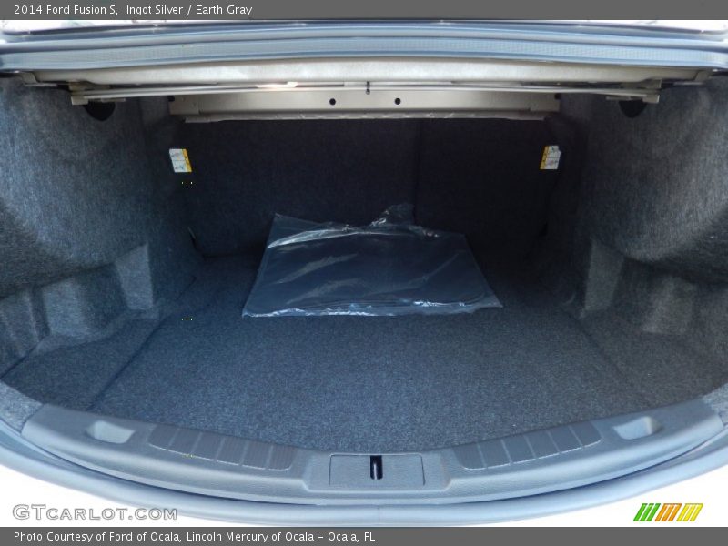 Ingot Silver / Earth Gray 2014 Ford Fusion S