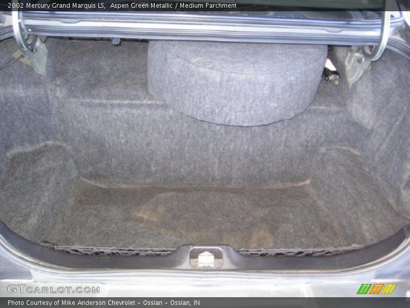 Aspen Green Metallic / Medium Parchment 2002 Mercury Grand Marquis LS
