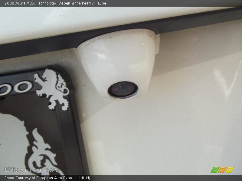 Aspen White Pearl / Taupe 2008 Acura MDX Technology
