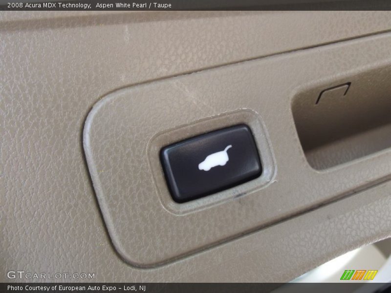 Aspen White Pearl / Taupe 2008 Acura MDX Technology