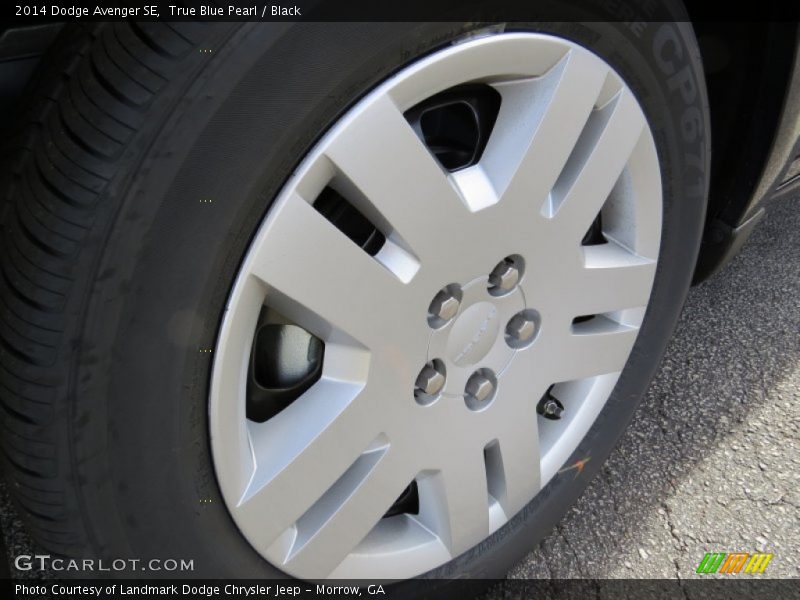True Blue Pearl / Black 2014 Dodge Avenger SE