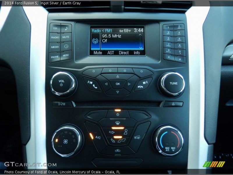 Ingot Silver / Earth Gray 2014 Ford Fusion S