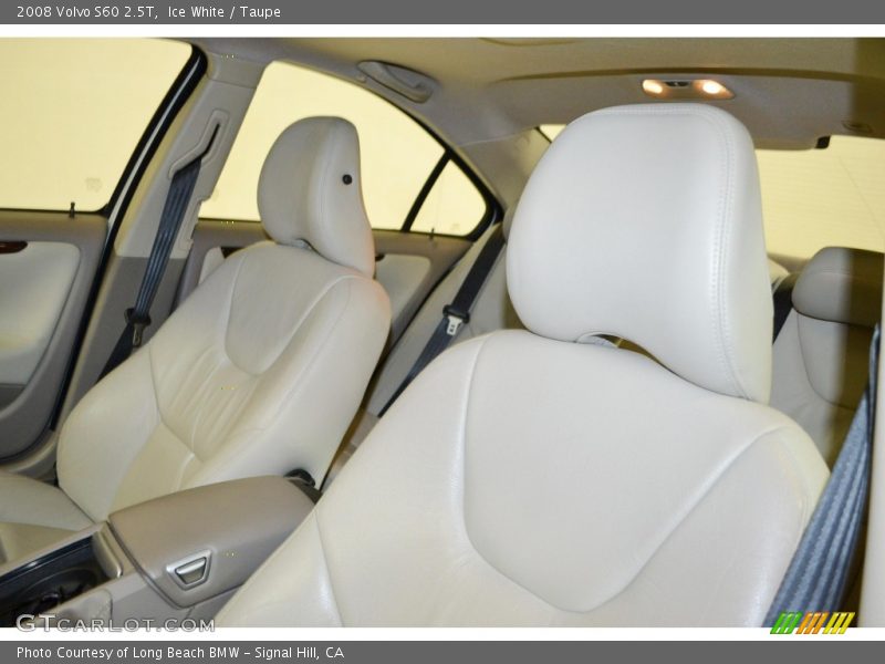 Ice White / Taupe 2008 Volvo S60 2.5T