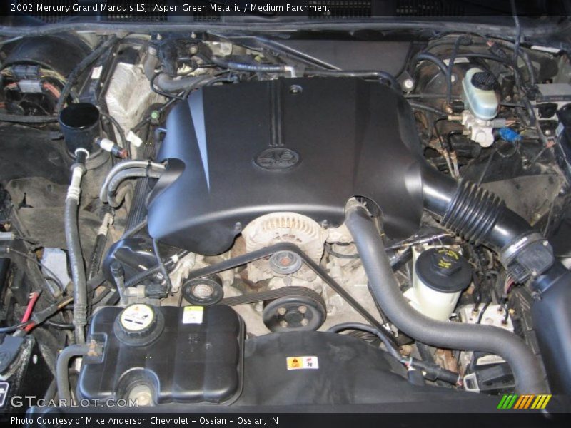 Aspen Green Metallic / Medium Parchment 2002 Mercury Grand Marquis LS