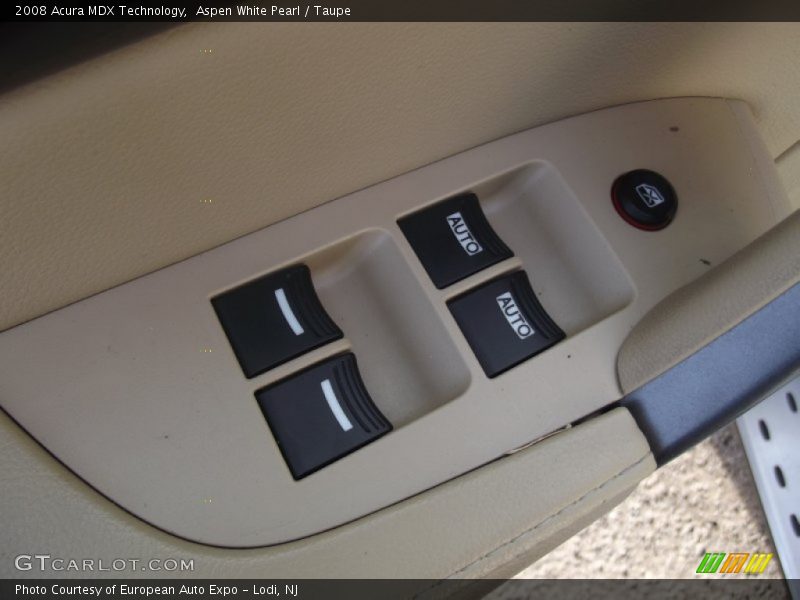 Aspen White Pearl / Taupe 2008 Acura MDX Technology