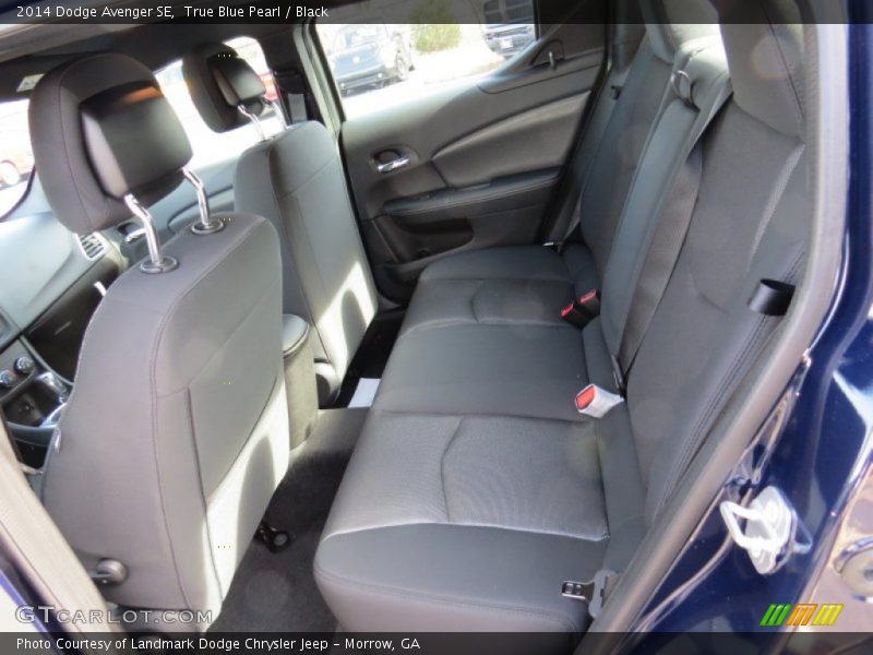 True Blue Pearl / Black 2014 Dodge Avenger SE