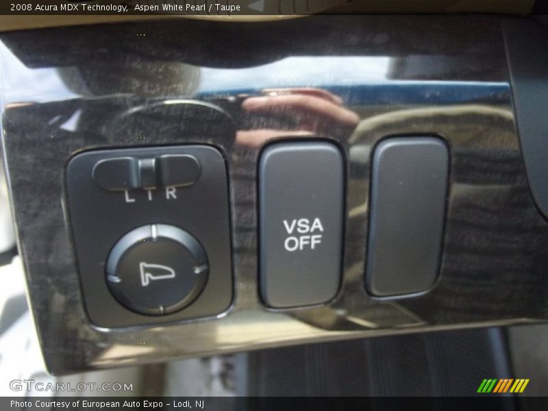 Aspen White Pearl / Taupe 2008 Acura MDX Technology