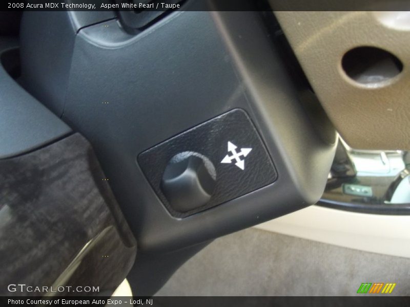Aspen White Pearl / Taupe 2008 Acura MDX Technology