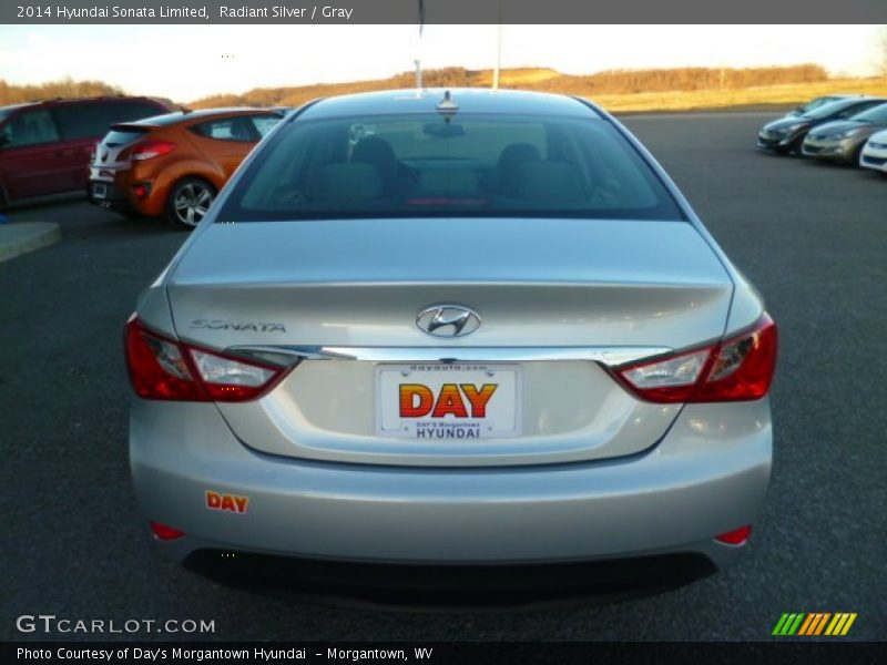 Radiant Silver / Gray 2014 Hyundai Sonata Limited