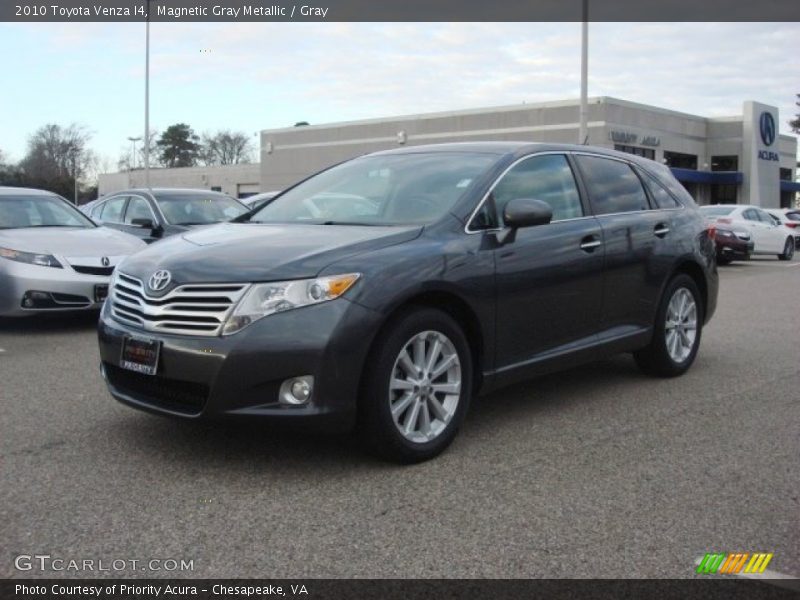 Magnetic Gray Metallic / Gray 2010 Toyota Venza I4
