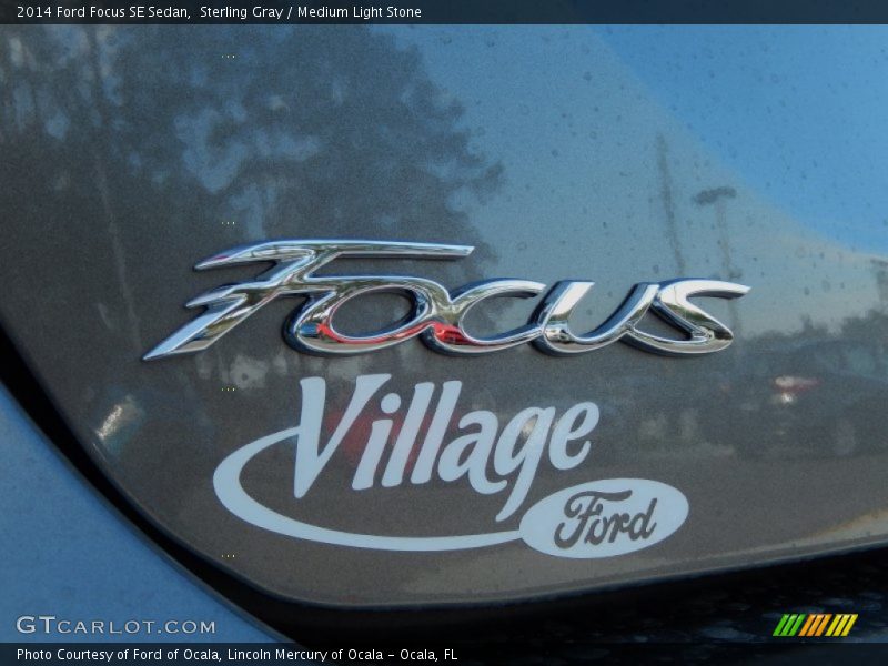 Sterling Gray / Medium Light Stone 2014 Ford Focus SE Sedan