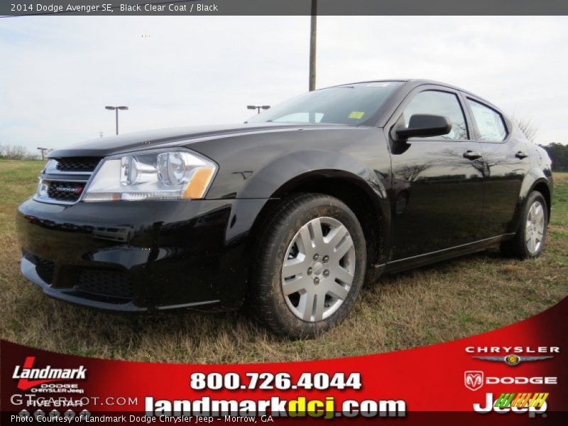 Black Clear Coat / Black 2014 Dodge Avenger SE