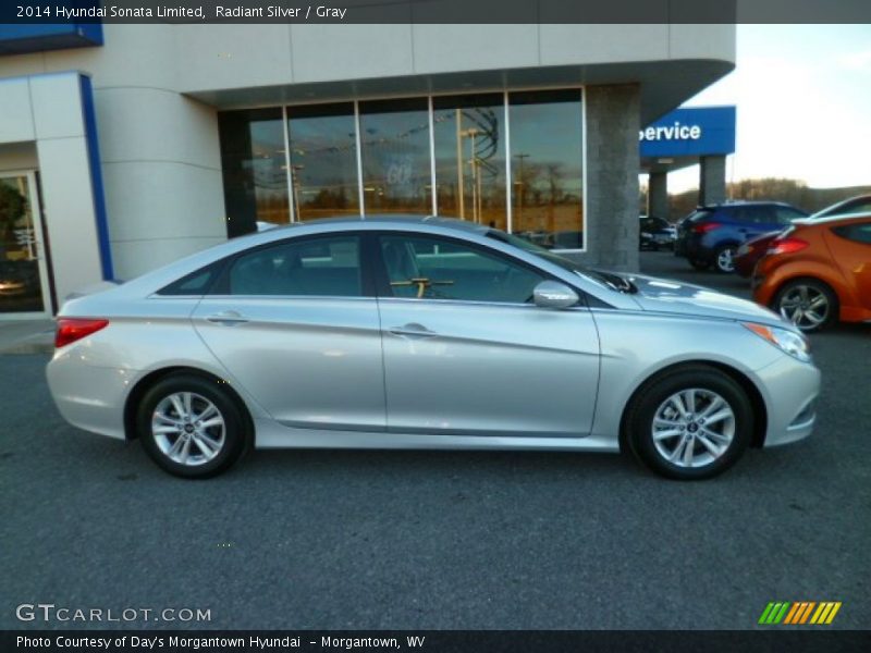 Radiant Silver / Gray 2014 Hyundai Sonata Limited