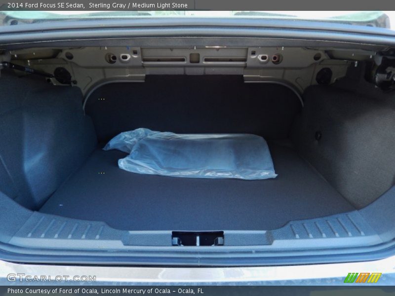 Sterling Gray / Medium Light Stone 2014 Ford Focus SE Sedan