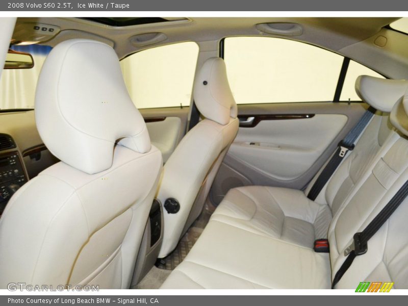Ice White / Taupe 2008 Volvo S60 2.5T