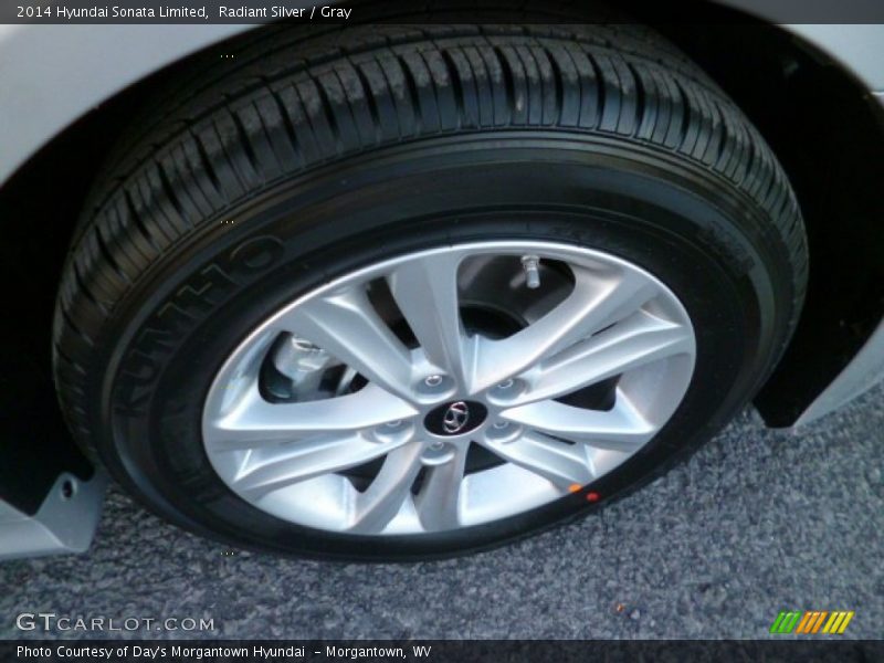 Radiant Silver / Gray 2014 Hyundai Sonata Limited