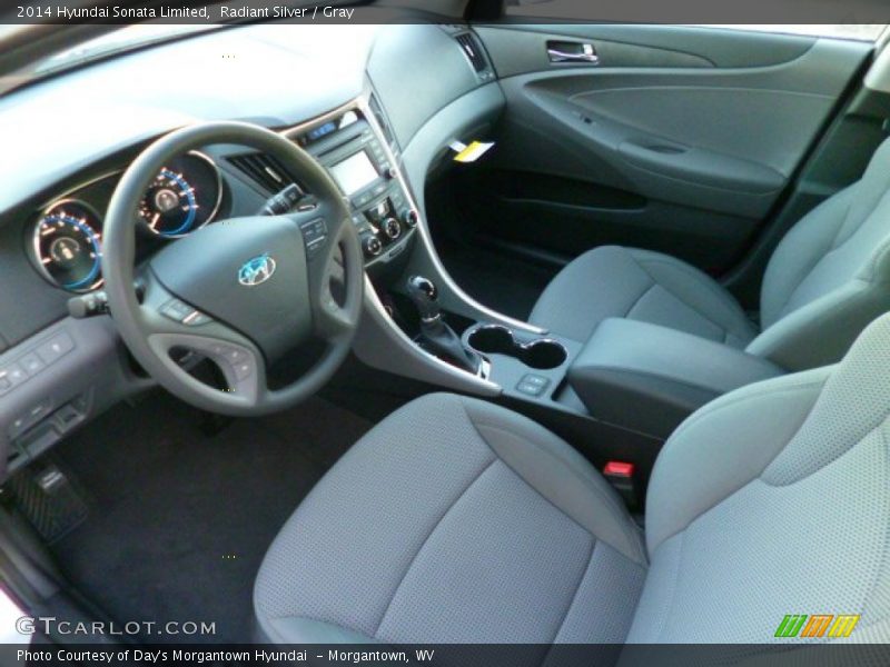 Radiant Silver / Gray 2014 Hyundai Sonata Limited