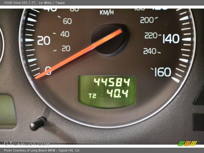 Ice White / Taupe 2008 Volvo S60 2.5T