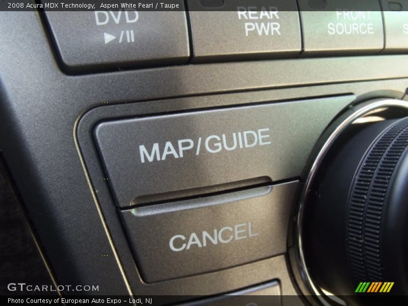 Aspen White Pearl / Taupe 2008 Acura MDX Technology