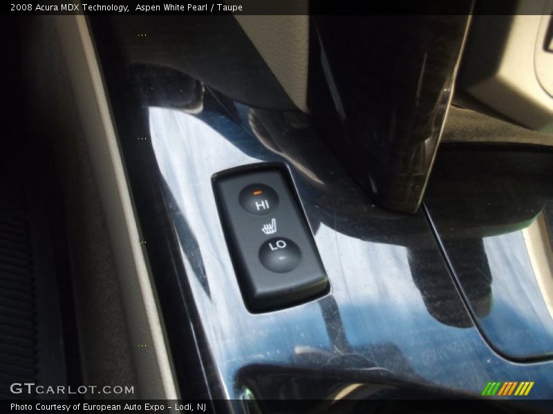 Aspen White Pearl / Taupe 2008 Acura MDX Technology