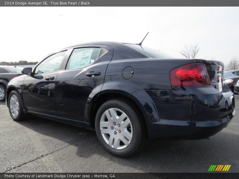True Blue Pearl / Black 2014 Dodge Avenger SE