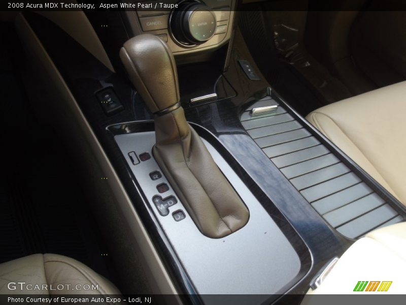 Aspen White Pearl / Taupe 2008 Acura MDX Technology