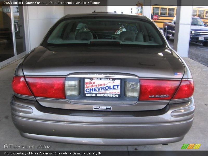 Dark Bronzemist Metallic / Taupe 2003 Buick LeSabre Custom