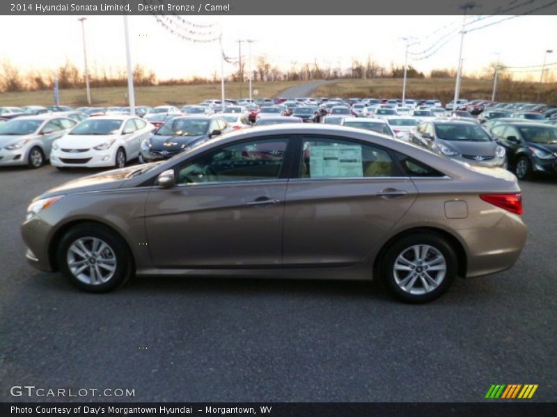 Desert Bronze / Camel 2014 Hyundai Sonata Limited