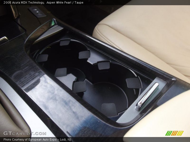 Aspen White Pearl / Taupe 2008 Acura MDX Technology