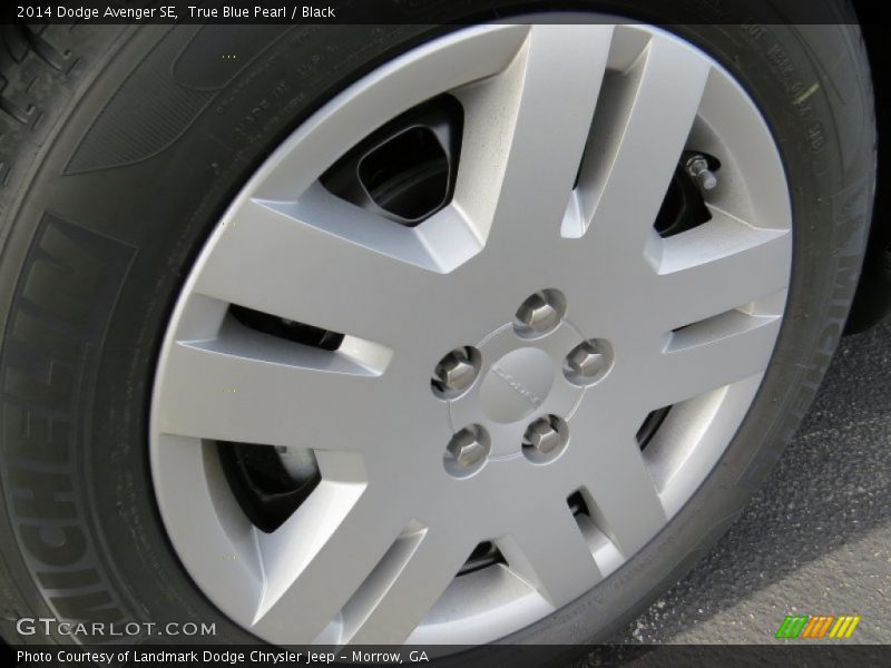 True Blue Pearl / Black 2014 Dodge Avenger SE