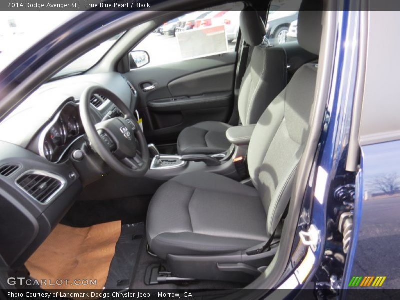 True Blue Pearl / Black 2014 Dodge Avenger SE