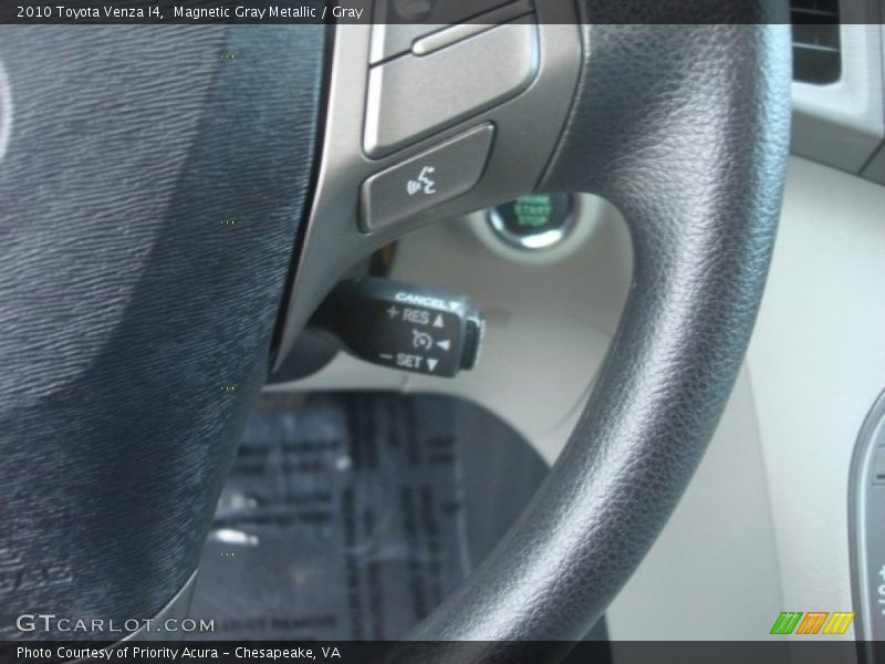 Magnetic Gray Metallic / Gray 2010 Toyota Venza I4