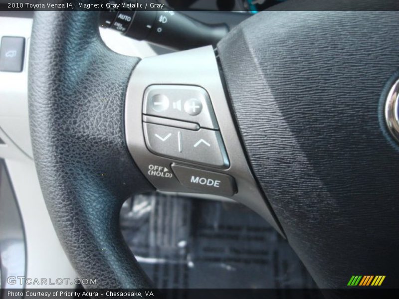 Magnetic Gray Metallic / Gray 2010 Toyota Venza I4