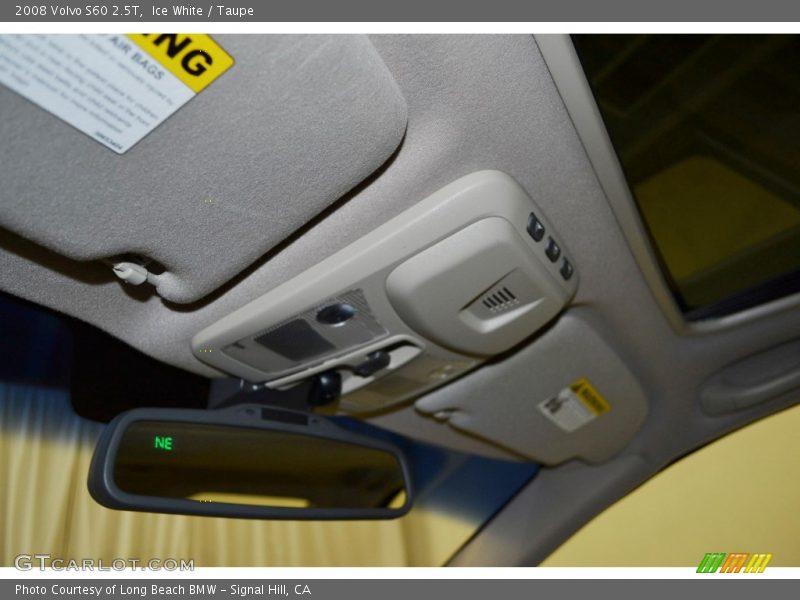Ice White / Taupe 2008 Volvo S60 2.5T