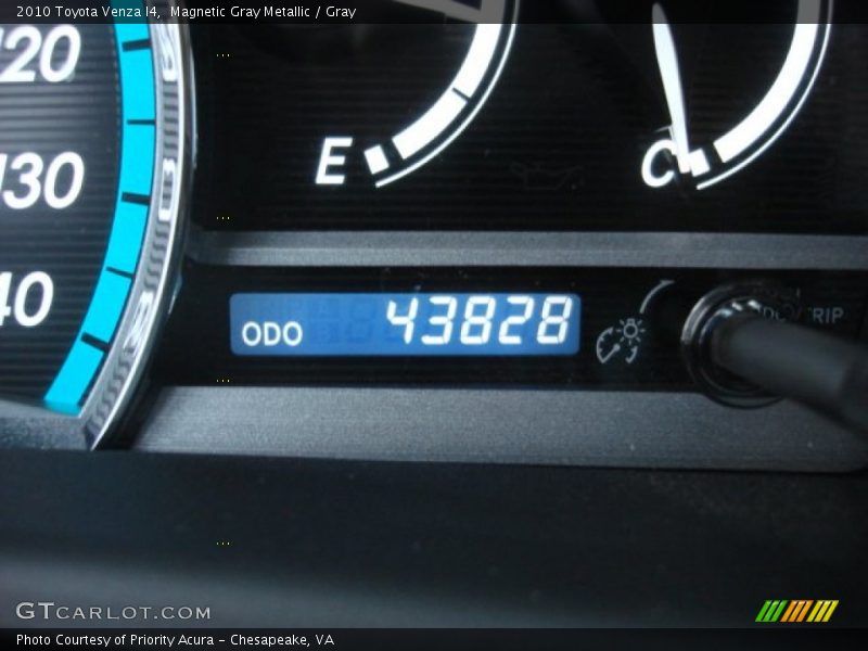 Magnetic Gray Metallic / Gray 2010 Toyota Venza I4
