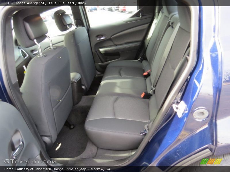 True Blue Pearl / Black 2014 Dodge Avenger SE