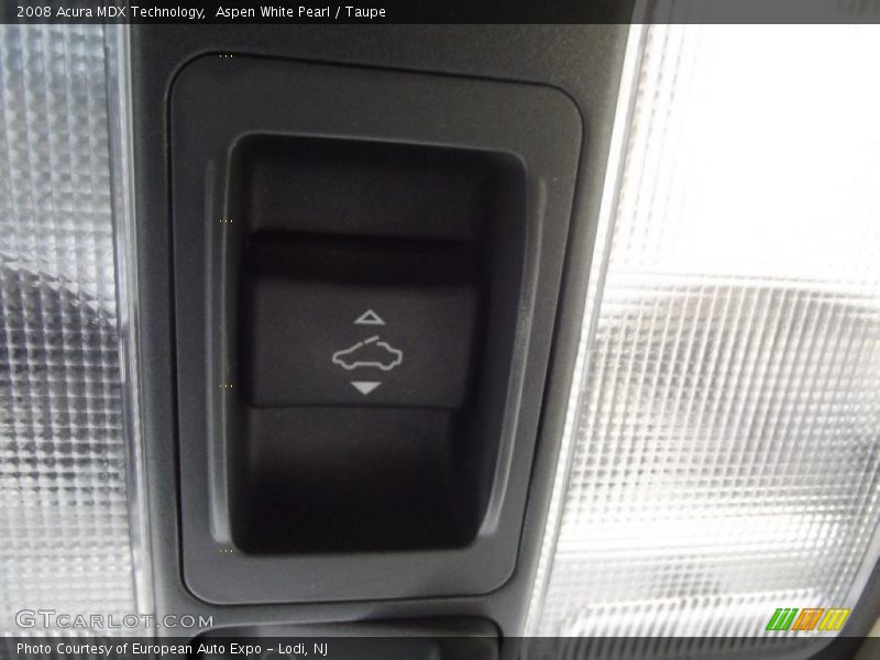 Aspen White Pearl / Taupe 2008 Acura MDX Technology