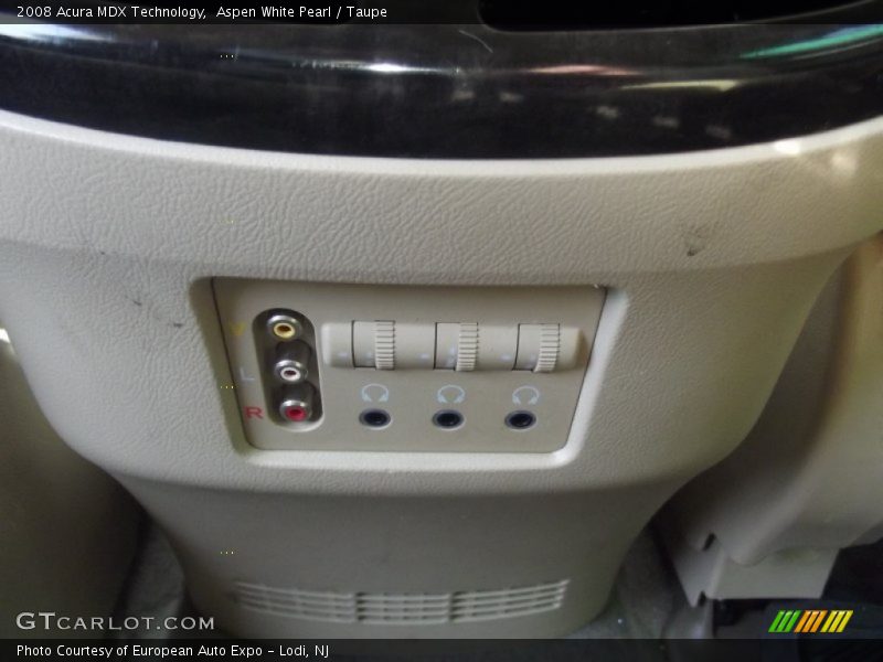 Aspen White Pearl / Taupe 2008 Acura MDX Technology