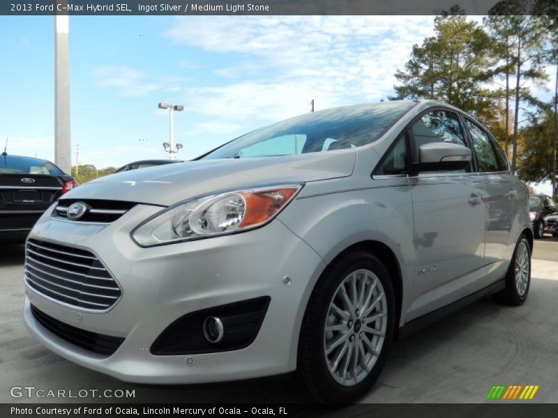 Ingot Silver / Medium Light Stone 2013 Ford C-Max Hybrid SEL